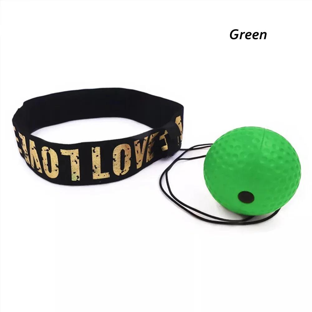 Boxing Speed Ball Head-mounted PU Punch Ball MMA Muay Thai Fighting Training Hand Eye Reaction Home Sandbag Gym Boxing Equipment