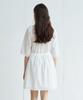 Bember Diana Lace Trim Coat Dress_White