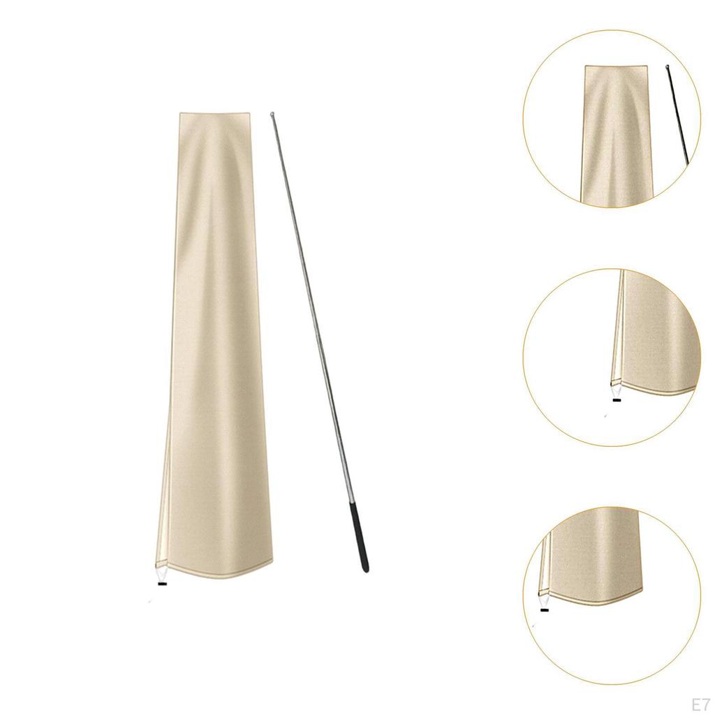 Garden Parasol Cover Market Umbrella Windproof Furniture Protection Oxford Cloth Heavy Duty