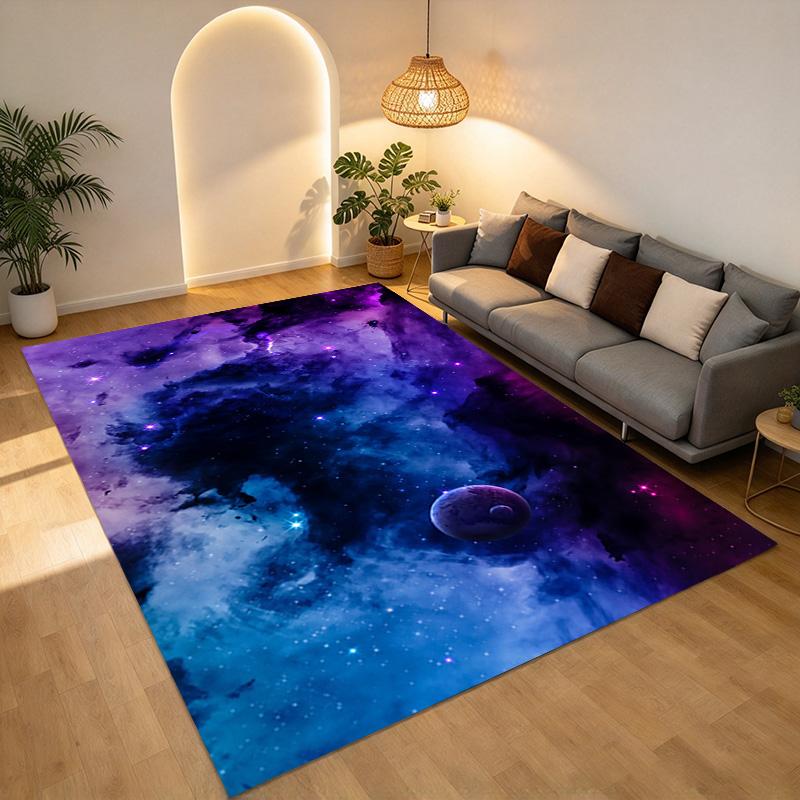 Cosmic Journey Living Room Nonslip Area Rug Soft Carpet For Bedroom Game Playroom Sofa Office Home Decor Doormat Christmas Gift C9301609