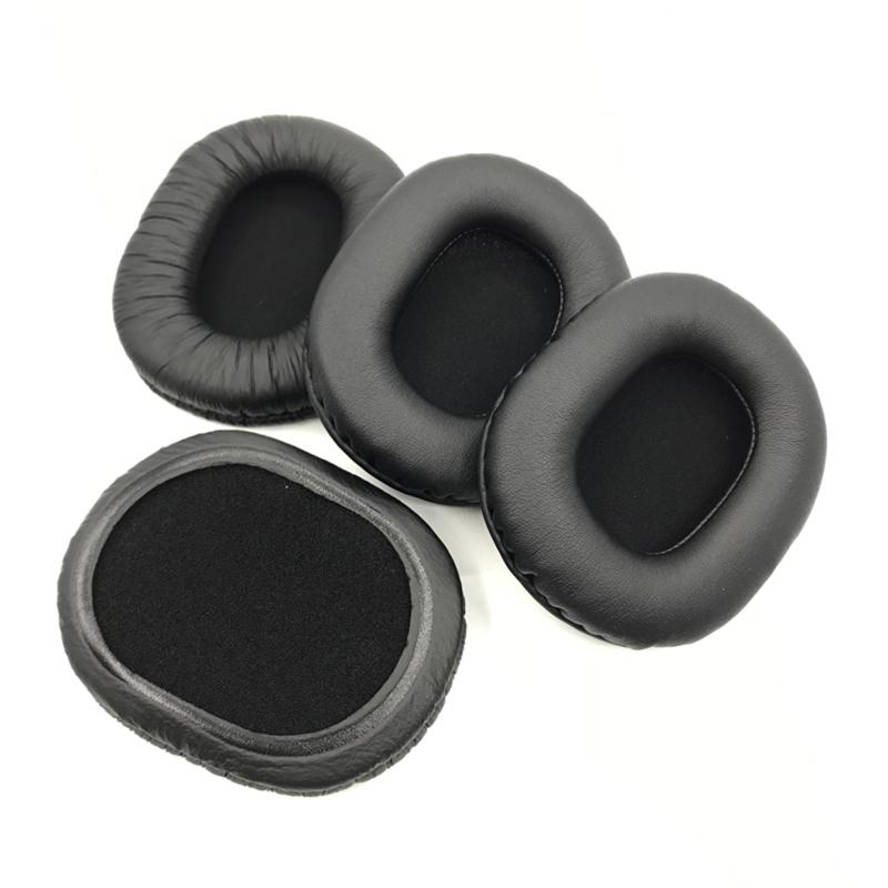 Leather Cloth Earpads for MDR-7506 7510 7520 CD900ST Earphone Memory Foam Earcups Breathable Ear Cushions