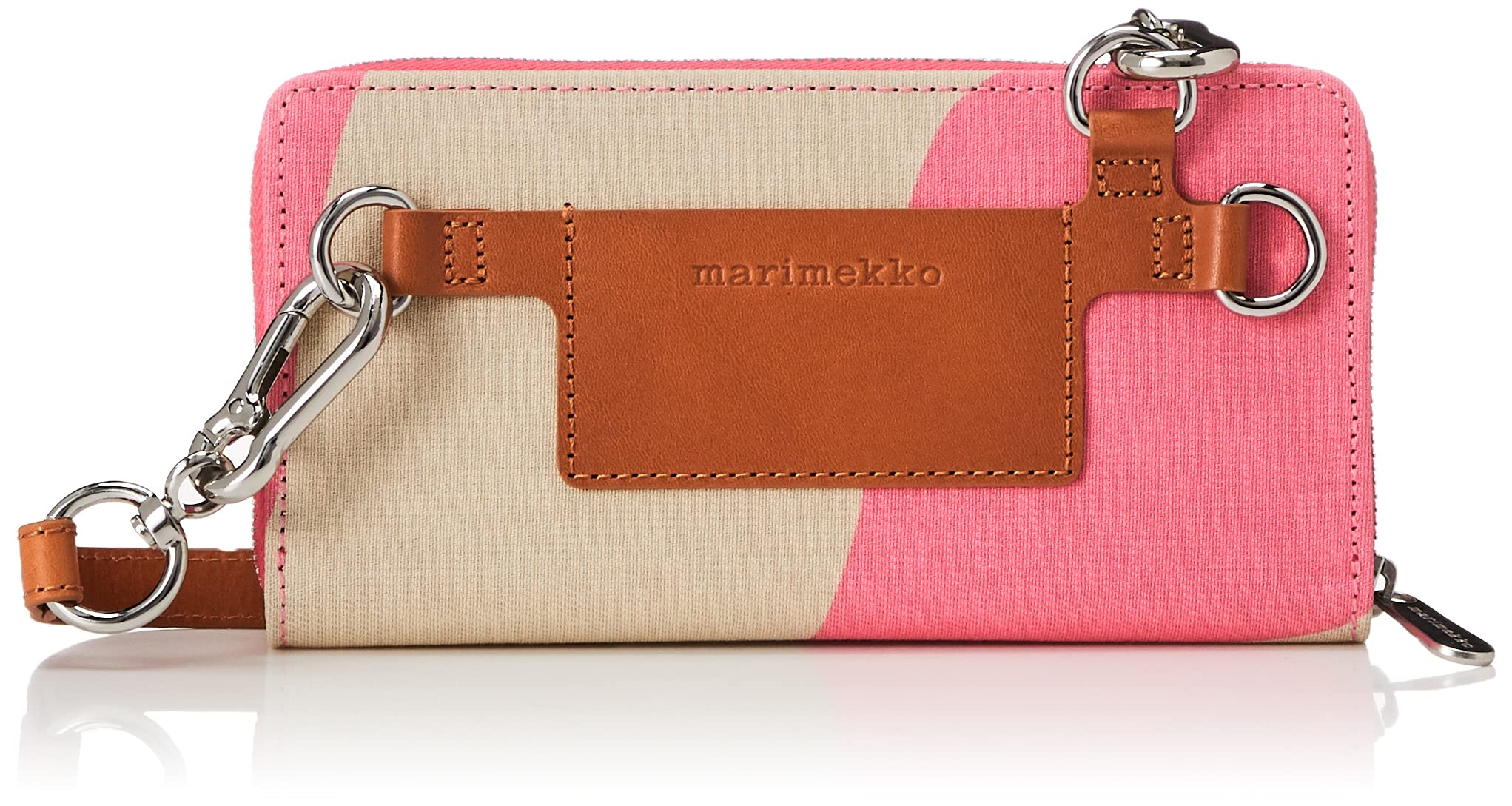 Marimekko SaloTaifuuni Shoulder Bag 49945 Women s IvoryPink Free Size [Used]