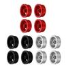 4Pcs RC Car Wheel Rim Aluminum Alloy Sturdy Structure Stylish Look Wheels Hub Rim for MN82 RC Car
