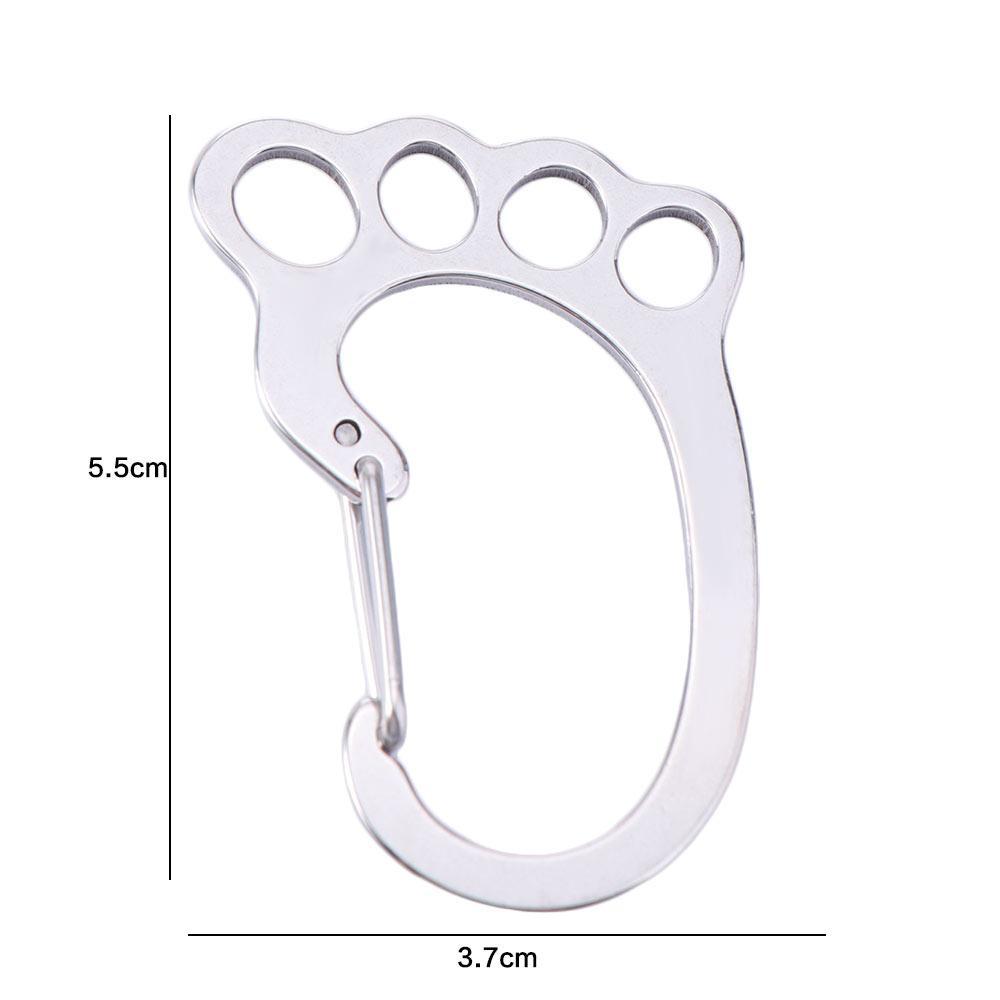 Silver Color Key Holder Easy Removal Key Ring Accessory Anti-Loss Key Ring For Men Women