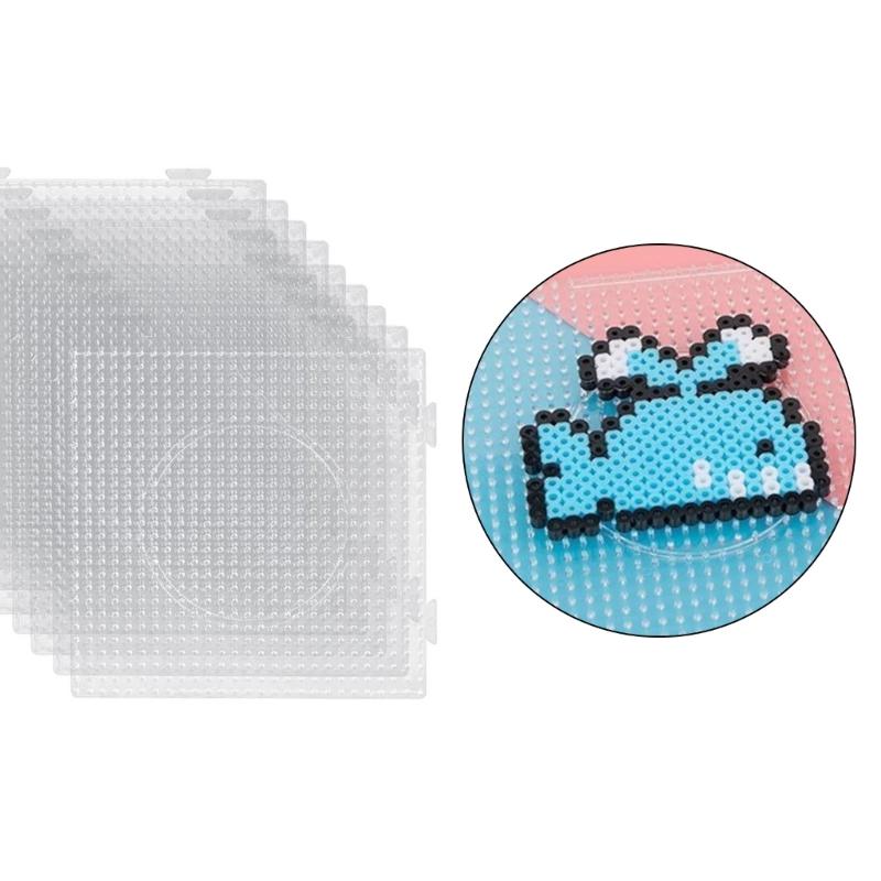 Large Beads Pegboard with Integrated Grids Designs for Easy Projects Spacious Surfaces Creative Art