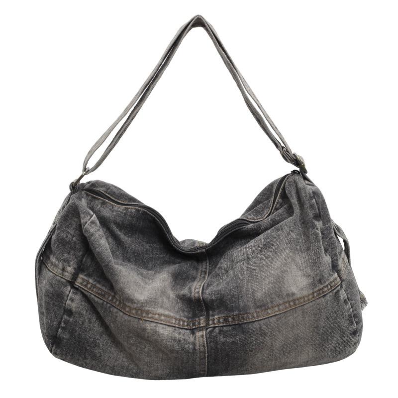 Zaino scolastico stile casual giapponese grande capacità borsa a mano in tela stile pigro borsa a tracolla messenger per pendolari e viaggi moda versatile