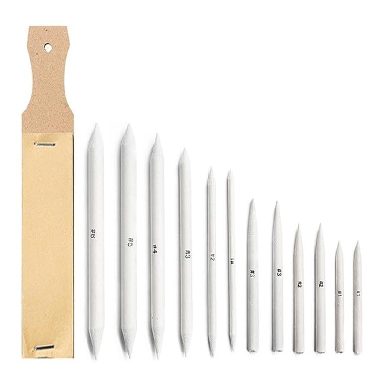 

Double-end Blending Stumps Tortillions Sandpaper, Art Blenders Sketching Tool 1