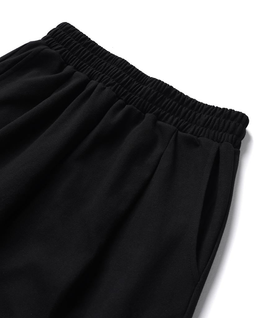 GAKKAI UNIONS One-Pleat Balloon Sweatpants Black