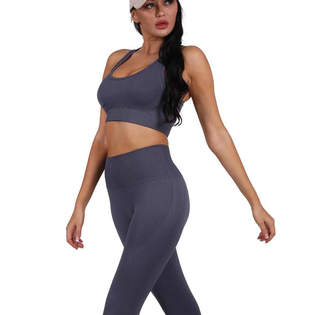Women's Seamless Butt-Lifting Sports Vest & Yoga Set