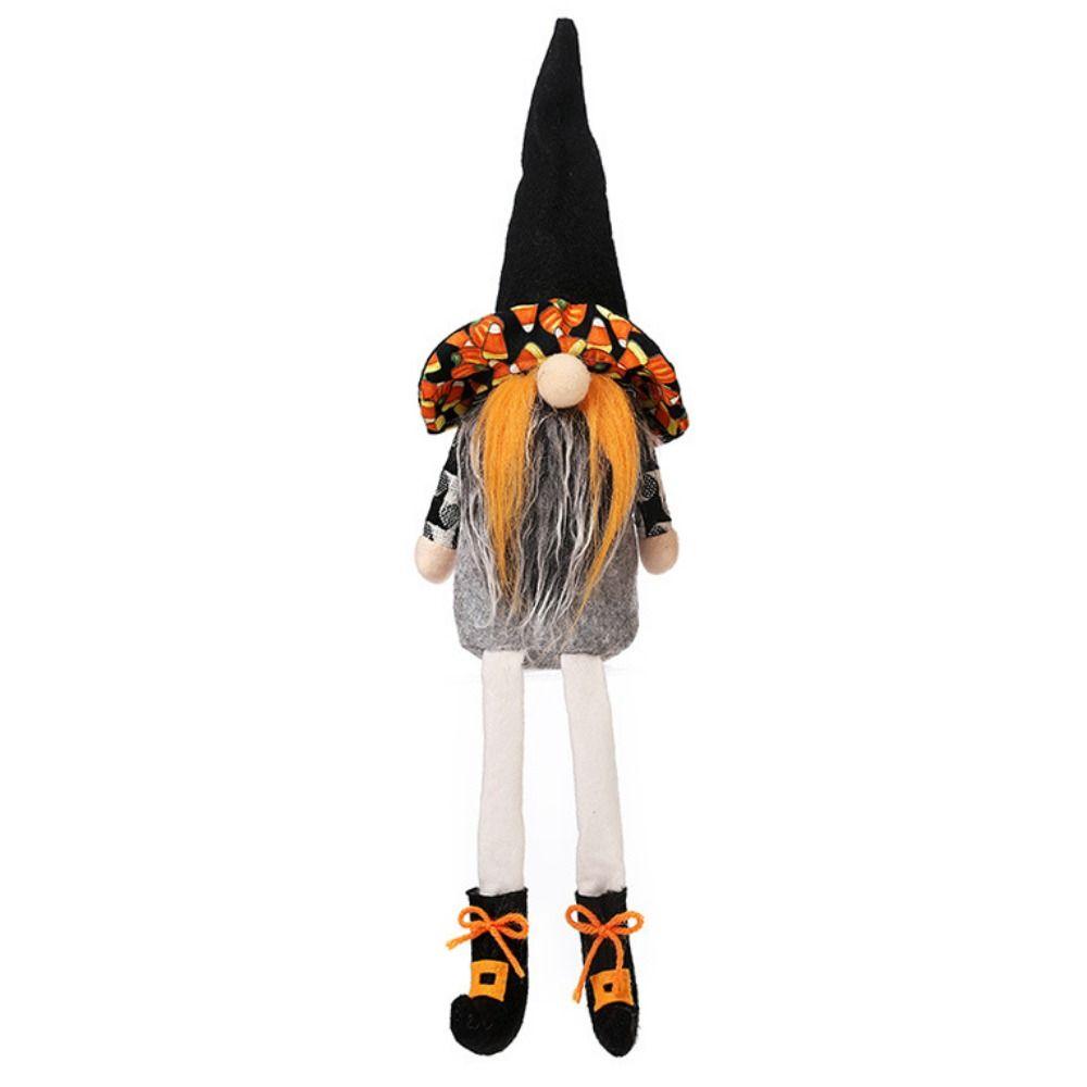 Cartoon Long Legged Gnome Doll Unique Faceless Gnome Ornaments Halloween Decor