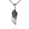 Nordic Vikings Wolf Tooth Pendant Necklace 316L Stainless Steel Hip Hop Rock Fashion Leather Rope Chain Jewelry Gifts