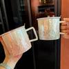 High End Mug with Lid High Value Couple Cup Drinking Water Cup Household Cup Ceramic Cup Souvenir