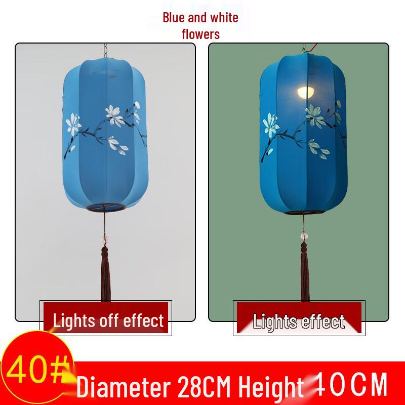 Люстра ручной работы в традиционном стиле с росписью «Зимняя дыня»