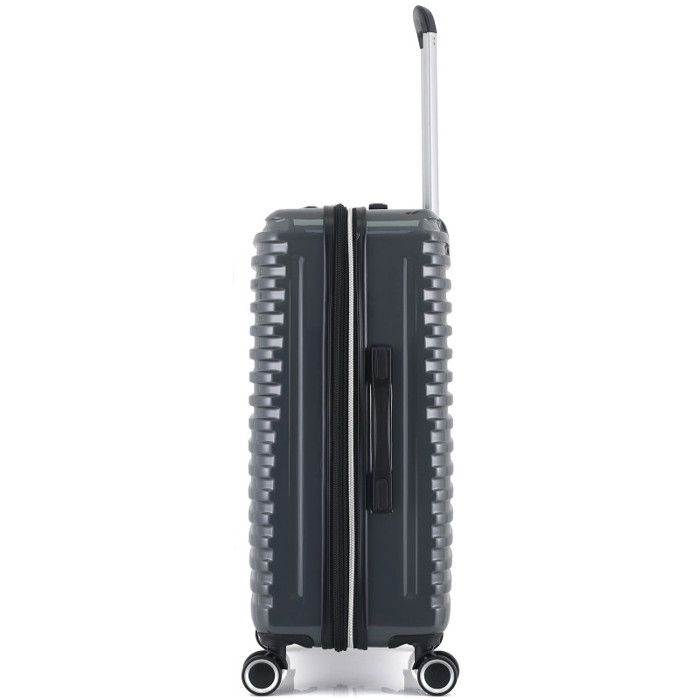Valise Cabine Extensible Rigide Trolley Polycarbonate - LYS Paris 322 - 328 &amp; 322 Gris foncé