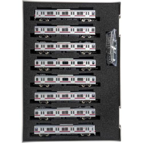 Greenmax N Gauge Tokyu Corporation 3000 Series Meguro Line/Tokyu Shin-Yokohama Line 8-Car Set with Motor, 50773 Model Train