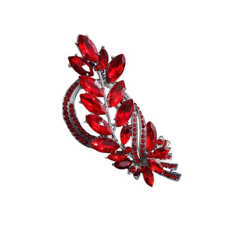 Brosche Damen Hochwertiger Kristallschmuck Retro-Atmosphäre Anzug Corsage Mantelbrosche Geburtstagsgeschenk