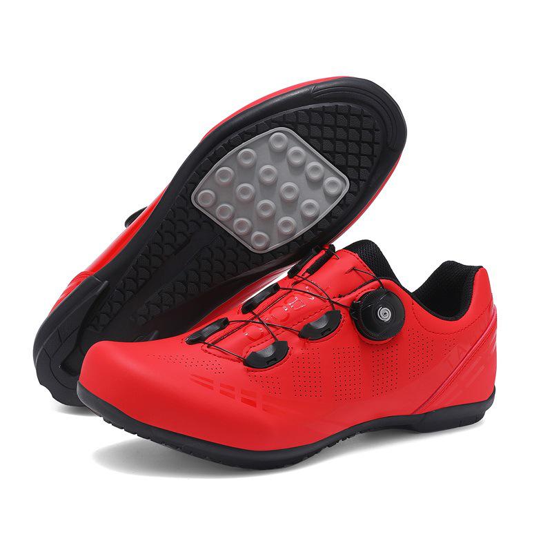 Unisex Road & Mountain Bike Cycling Shoes with Lock-Free Flat Bottom
