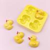 Enten Silikonform Lebensmittelqualität Schokoladenform für Pudding Gelee Gips Leicht zu lösen Hitzebeständig Enten Keksform für Kuchen Deko Süßigkeiten