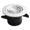 Screen Grille Louver Round Air Vent Office 118mmx72mm 4.65 X2.83 D*H Wall Mounted Air Vent Ceiling Mounted Vent