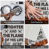 A Firefighter And The Flame Of His Life Live Here Doormat Anti-Slip Entrance Kitchen Door Floor Mat  Toilet Rug Carpet Footpad