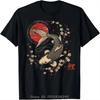 Cherry Blossom Koi Carp Fish Japanese Sakura Graphic Art T-Shirtunisex Clothes Tops Unisex cotton T Shirts Fitness Tees Streetwear