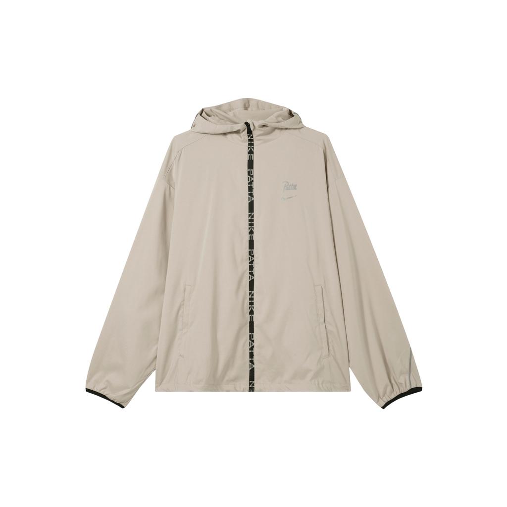 Nike X Patta SS24 Comfortable Fashion Sports Hooded Logo Print Zip-Up Long Sleeve Jacket Unisex Jacket Gray FJ3088-126