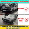 2X Spoilers Anteriori Bumper Lip Per Dodge Challenger SRT Hellcat 2015- Protezione Spoiler Inferiore Paraurti Anteriore Nero Rosso Giallo