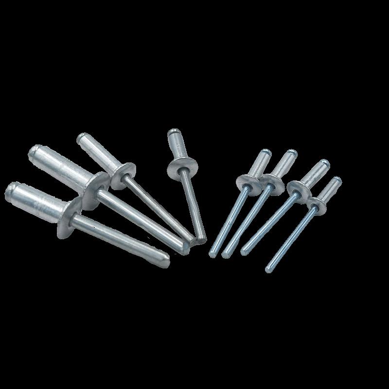 Aluminum Open-End Round Head Blind Rivets