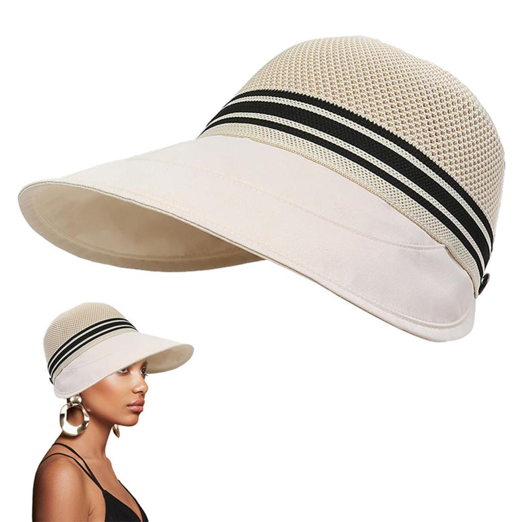 Womens Sun Hat Wide Brim Breathable Plus Wide Peaked Cap for UV Protection  Sun Hat for Hiking Beach Outdoor Riding