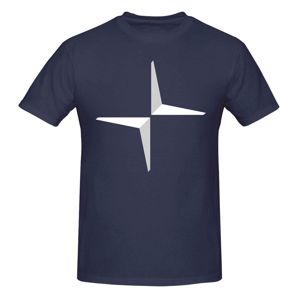 T-shirt Lisse Polestar Style Japonais Trajet Anti-boulochage T-shirt de Base