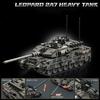 Military Series Building Blocks Model War Leopard 2A7 Heavy Tank Bricks Sets WW2 Creative Toys for Boys Adult Christmas Gifts