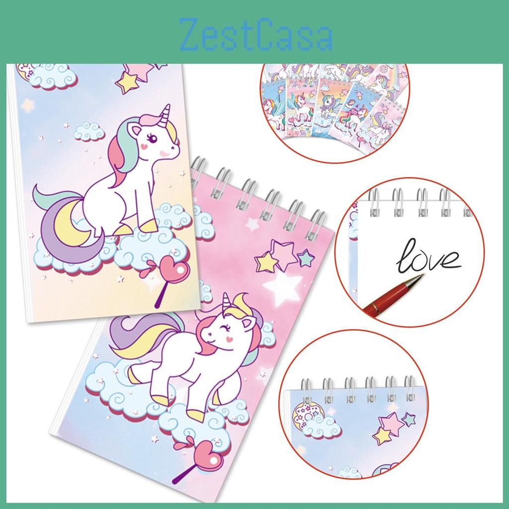 Unicorn Cartoon Rainbow Notebooks For Party Decoration And Student Journals