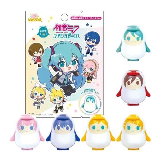Santan Hatsune Miku Bath Ball 601-6390 Bath Bomb Bath Salts Character Goods Vocaloid Vocaloid Miku Goods Bath Goods Bath Goods Surprise Toy Kids For