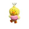Soft Collectible Duck Plush Doll 10cm With Heart And Bee Options Customization