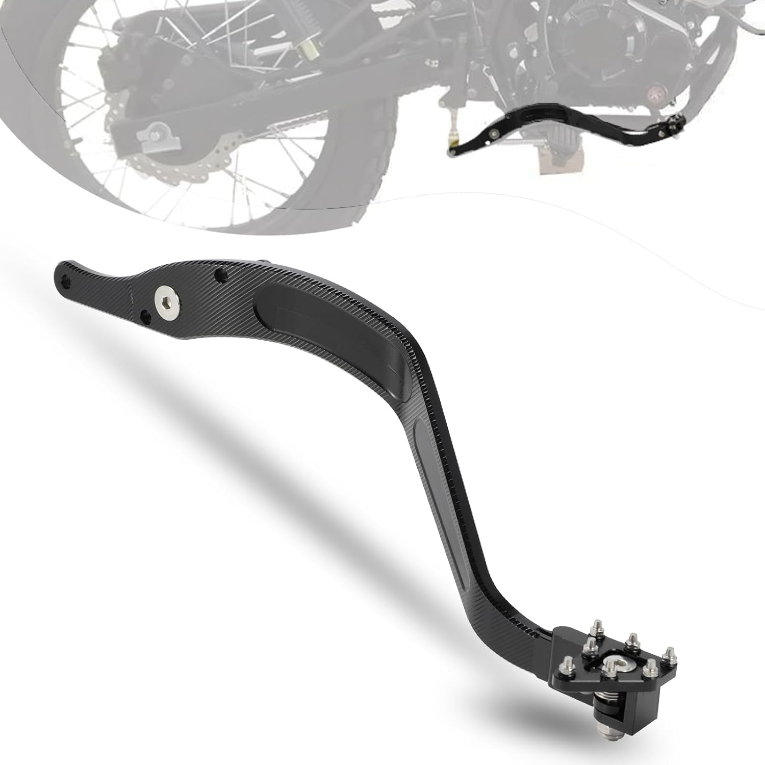 

Dirt Bike Brake Foot Pedal for Hawk 250,Motorcycle CNC Foldable Brake Lever for Hawk 250cc (Not Fit Hawk 250 DLX EFI/Hawk 250 DLX)-Blue чёрный