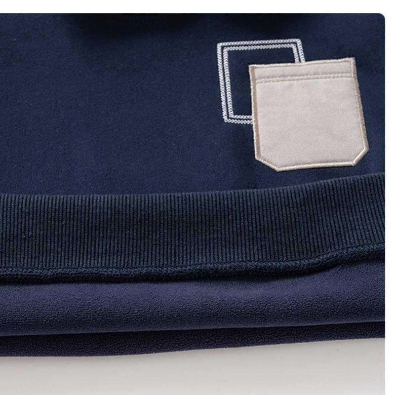 Dětský svetr falešný dvoudílný 2025 podzim a zima nový korejská verze dětského oblečení chlapecká fleecová bunda dětský top