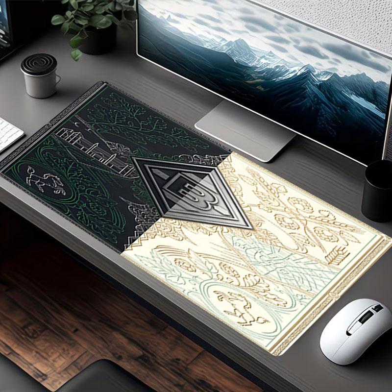 Borussia Mönchengladbach Print Mauspads, für Tastaturablage Laptop PC Matte für Büro Heimgebrauch, Schreibtischdekoration, Perfektes Geburtstagsgeschenk für Gamer
