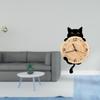 Brass Chinese Statue Mini Tea Pet Figurine Wall Clock Decor Gifts Easy to Read Lightweight No