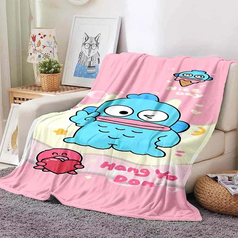 17 Styles Hangyodon Cartoon Blanket for Sofa King Size Cute Soft Flannel Throw Fluffy Bed Blanket New Born Winter Blanket Gift