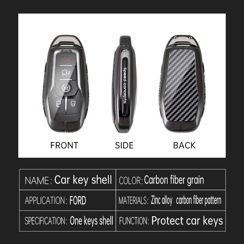 Ford Taurus/Mustang 16-18 & Lincoln Schlüsseltasche Abdeckung mit Schnalle