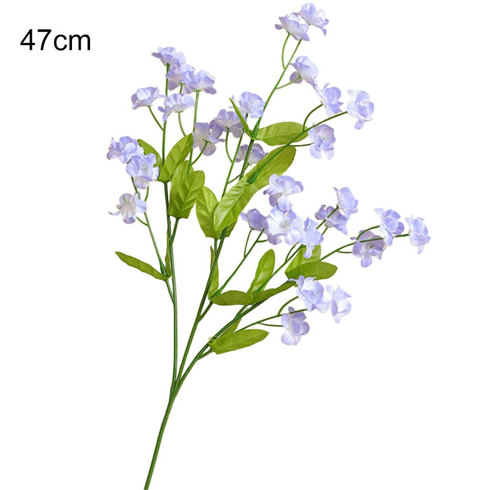 Živá květinová středová dekorace Umělé pomněnky Okouzlující estetická dekorace Snadno sestavitelná středová dekorace