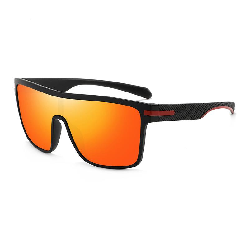 

Trendy Colorful Square Sunglasses for Men Women, Luxury Design UV400 Fishing Sun Glasses Driving Riding Eyeglasses Ski Goggles красный