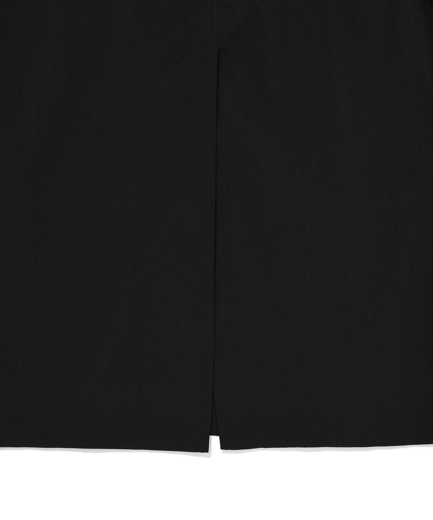 WACKY WILLY Women'S Nylon Cargo Long Skirt Black