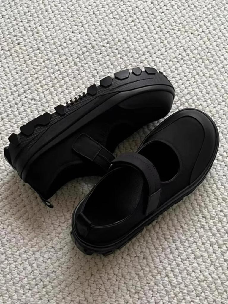 Fashion Korean version thick sole single shoe with college style height increasing versatile casual Mary Jane shoes for women