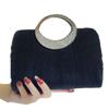 ORIJIRI Wedding Bag, Clutch Bag, Party Bag with Chain, Formal Bag, 3-Way Handbag, Reception Bag (Black)