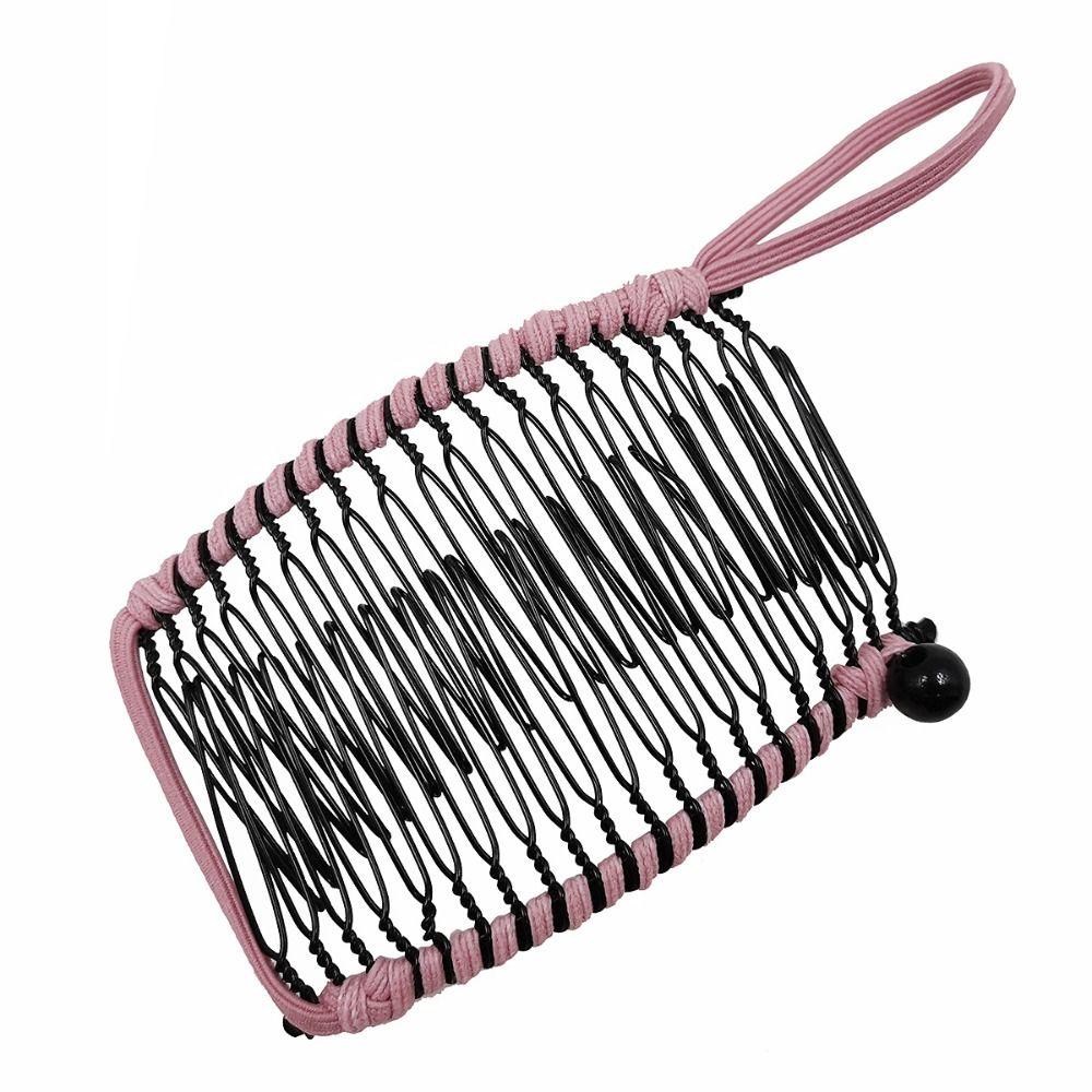Faule Frauen Haarkamm Pferdeschwanz Haarspangen Haarkrallen Clips Haar-Styling-Tool Stretch Banana Clip