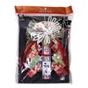 Osaka Choseido New Shimenawa stylish entrance with approximately 30cm crane and spring wreath includes a lucky cat chopstick rest as a Year's