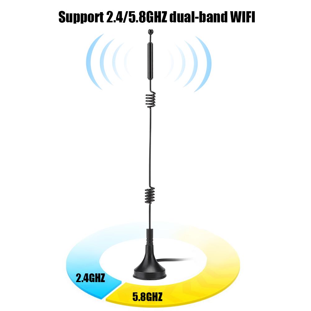 12DBi High Gain 2.45GHZ Dual Band Omnidirectional WIFI Router Double Helix Antenna