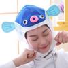 Fish Cap Costume Hat Plush Cosplay Headwear for Props