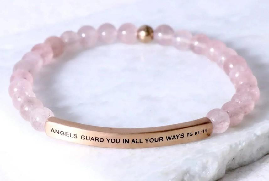 6Mm steel ball obsidian powder chalcedony stainless steel elbow lettering aquamarine bracelet